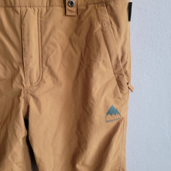 Burton Skylar Bib Pant Size L True Penny  Brown/Orange (12) - Picture 3 of 16